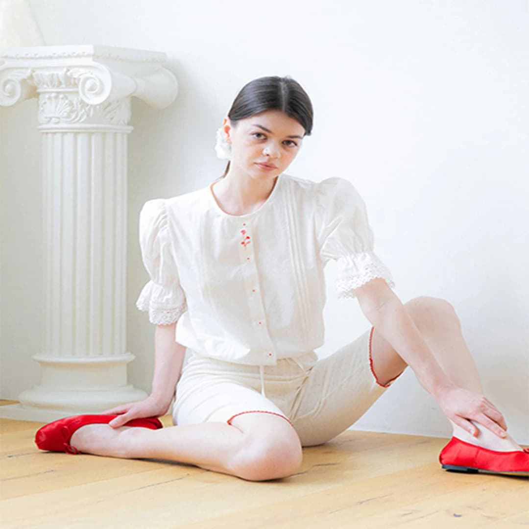 Flower Blouse_white