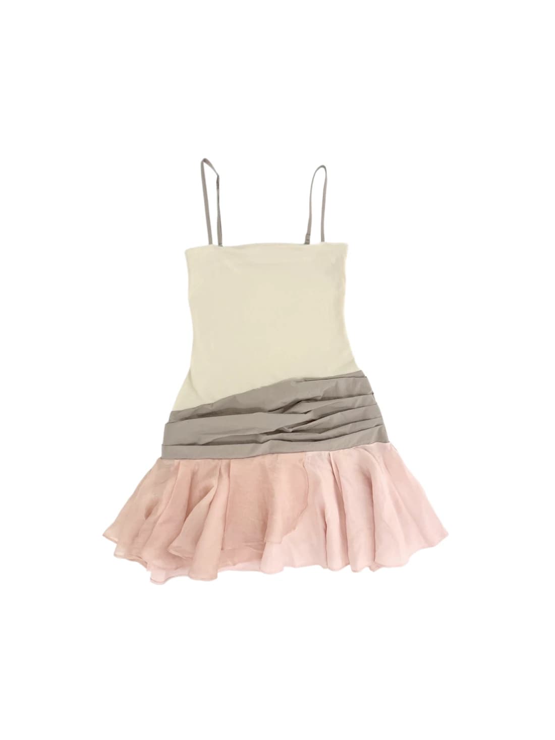CANDY SLEEVELESS DRESS - BABYPINK