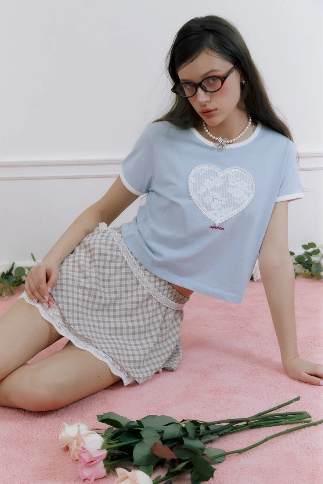 Petit layered skirt (Beige)