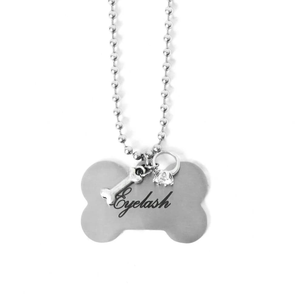 Eyelash necklace