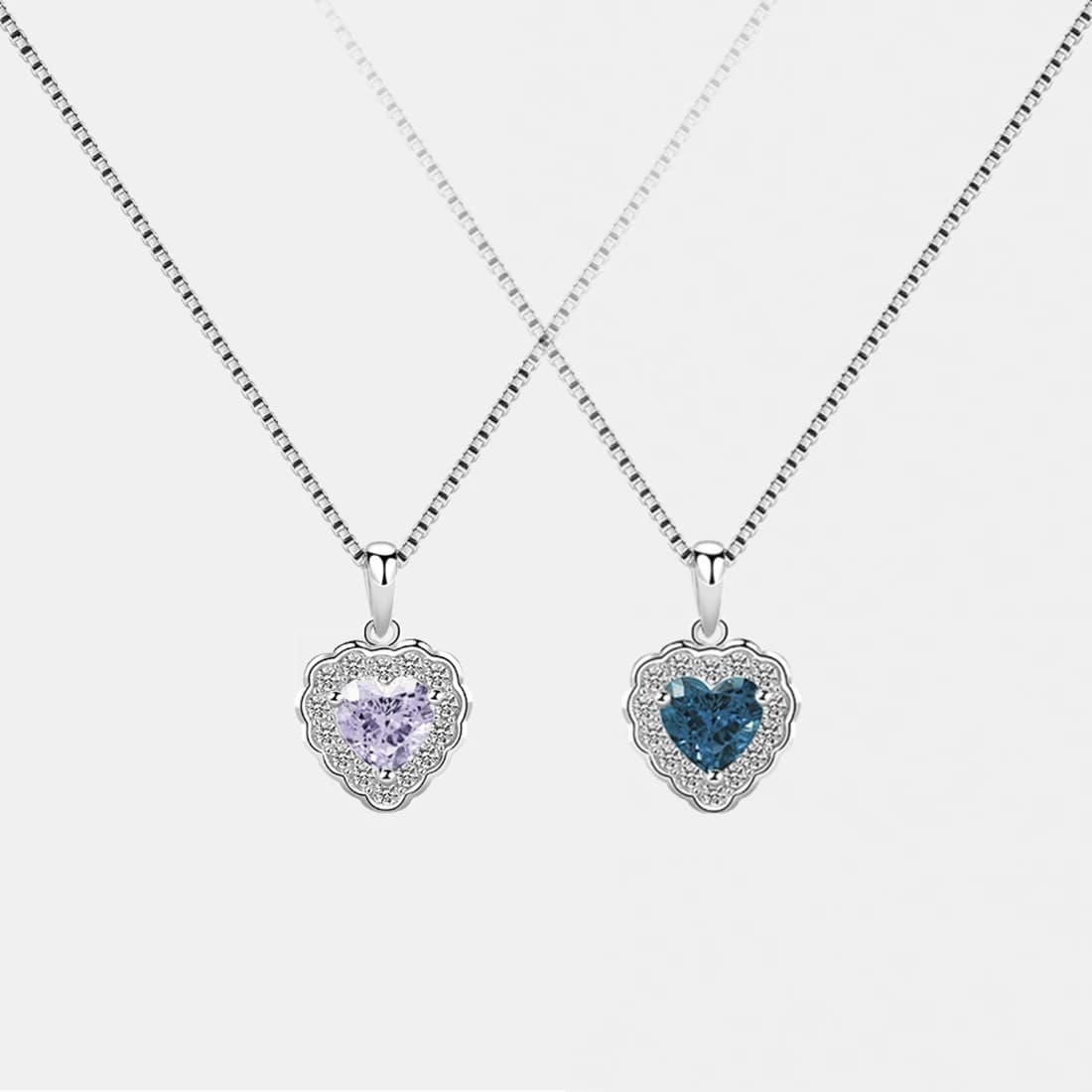 [Silver925] Moika Heart Necklace (2COLORS)