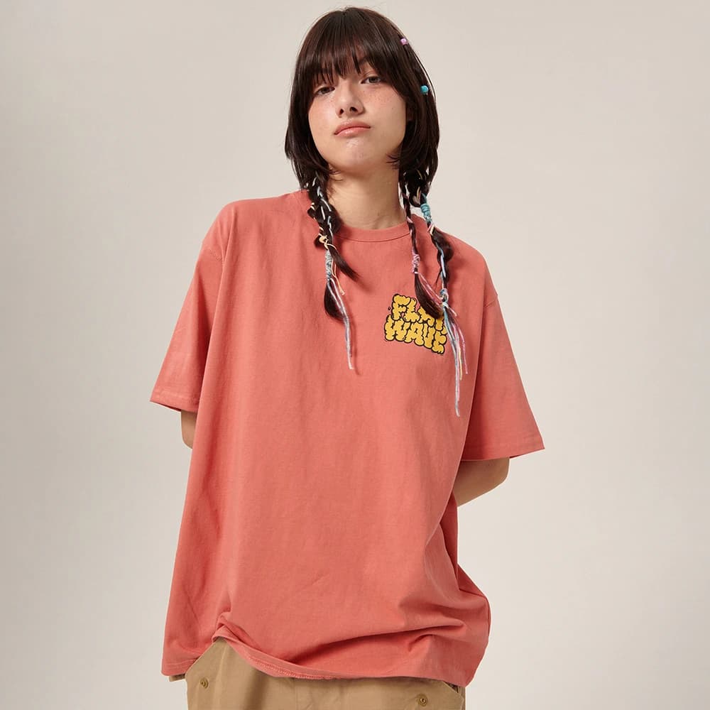 Blou Print T-Shirt Brick