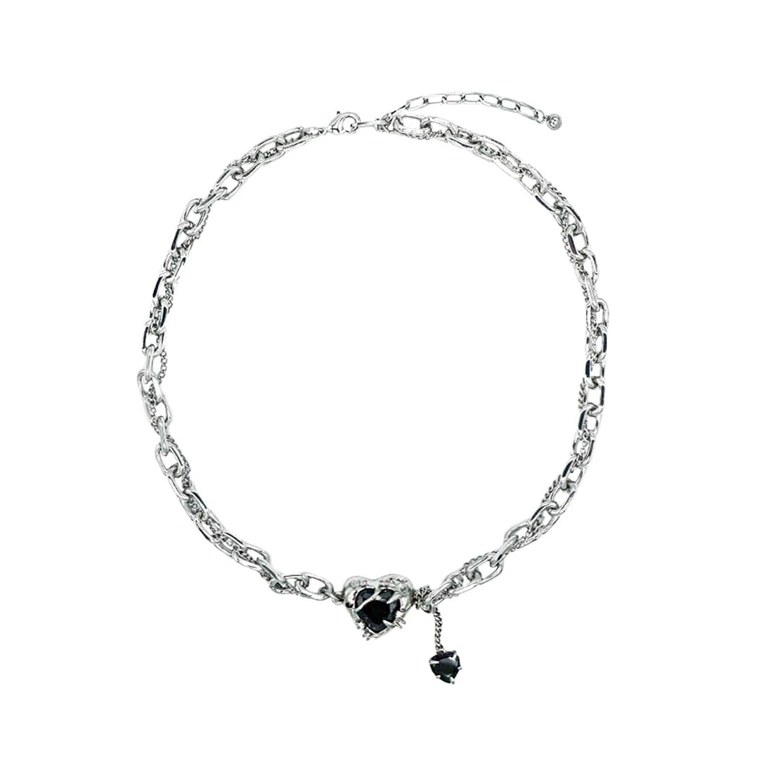 [Celeb Pick] Black grand Aube Necklace