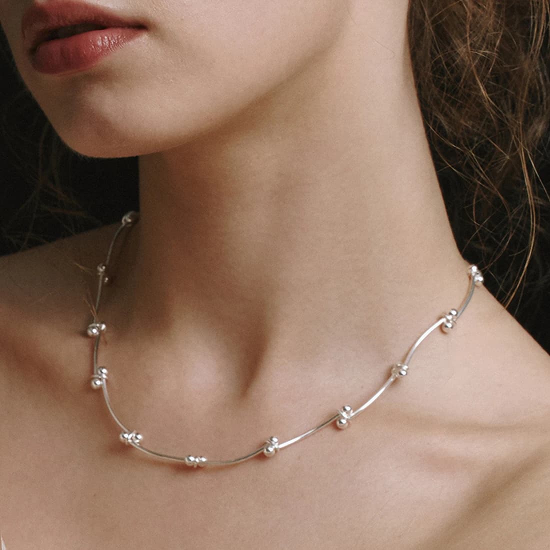 Snowing Sea Necklace