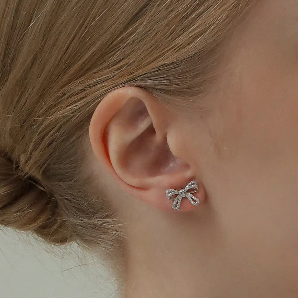 [Silver925] Mysore Bow Earrings