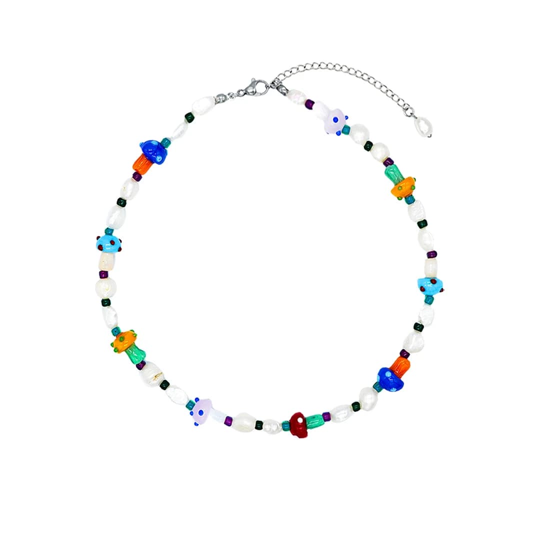 Toy mushroom Necklace