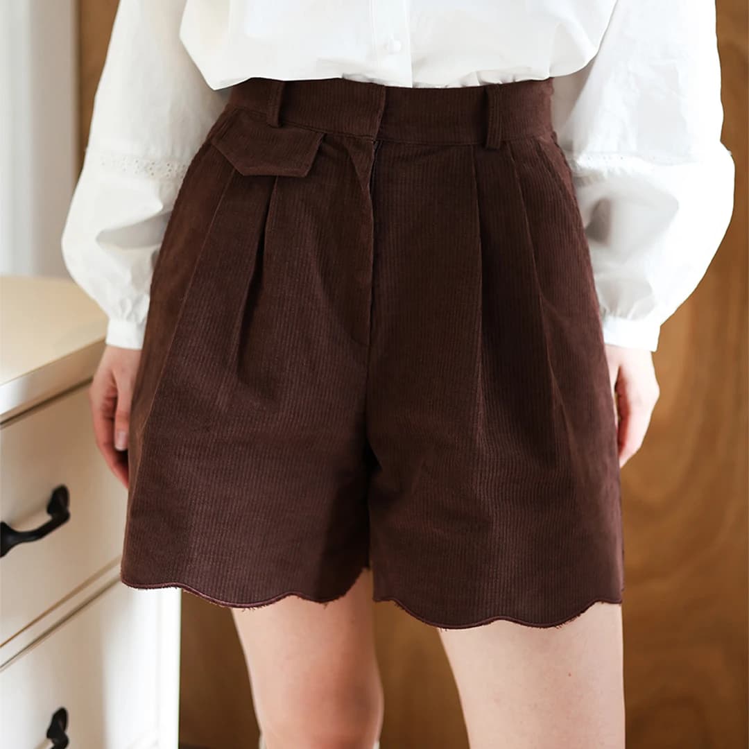 Tulip Corduroy Pants_brown