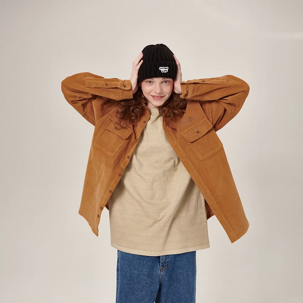 Lofo Boy Corduroy Shirt Brown