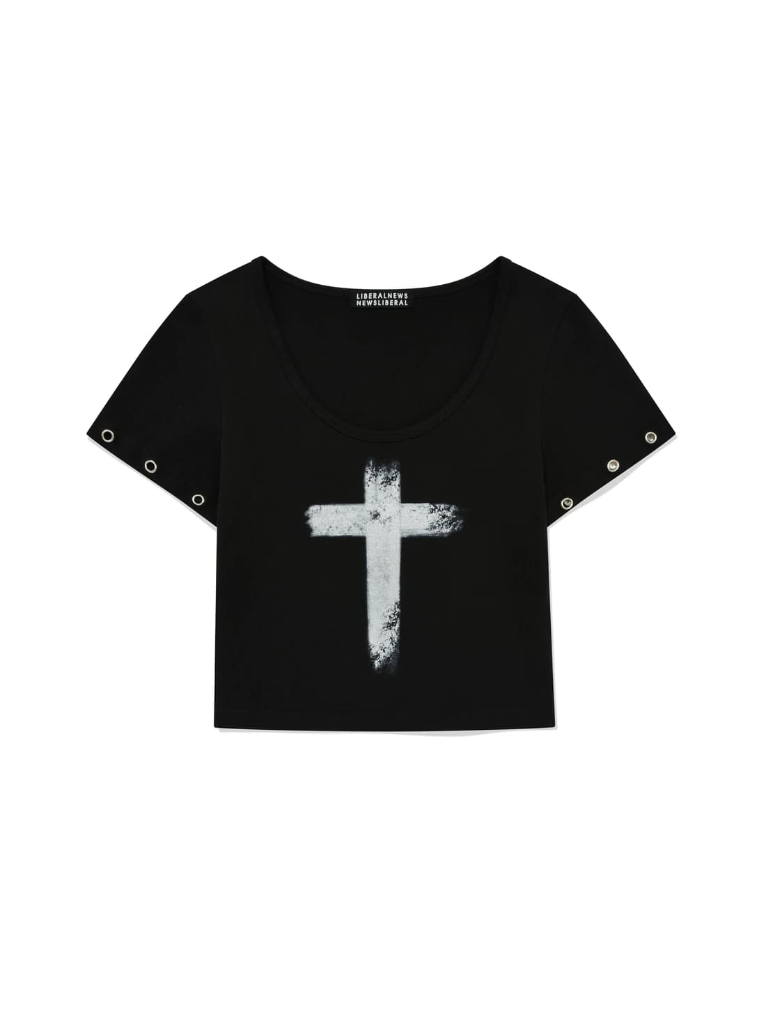 25SS SILVERCROSS SHORT T-SHIRT_BLACK