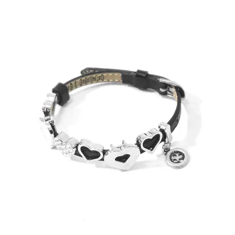 Heart heart Heart! bracelet (black)