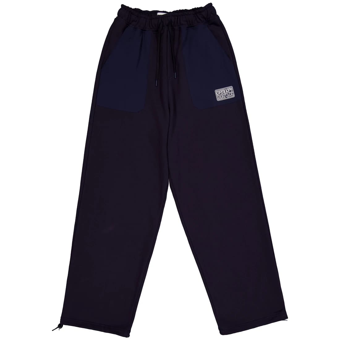 [UPDRAFT] PATCH POCKET COTTON MAN SWEAT PANTS NAVY