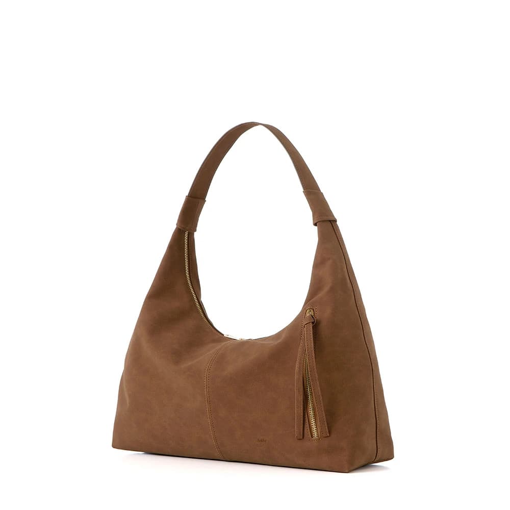 LUNE BAG - SUEDE BROWN