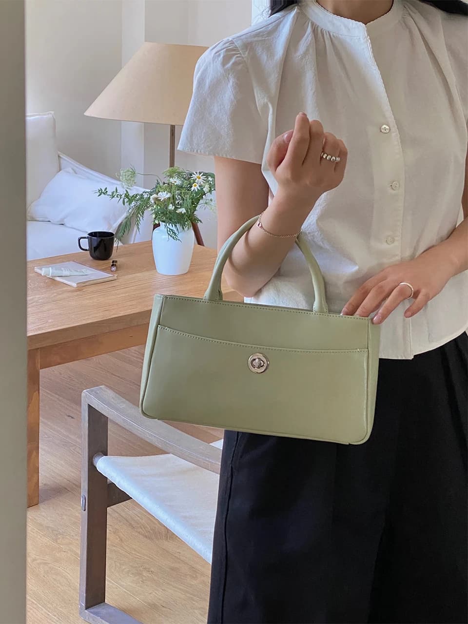 RYLEE TOTE BAG (olive)