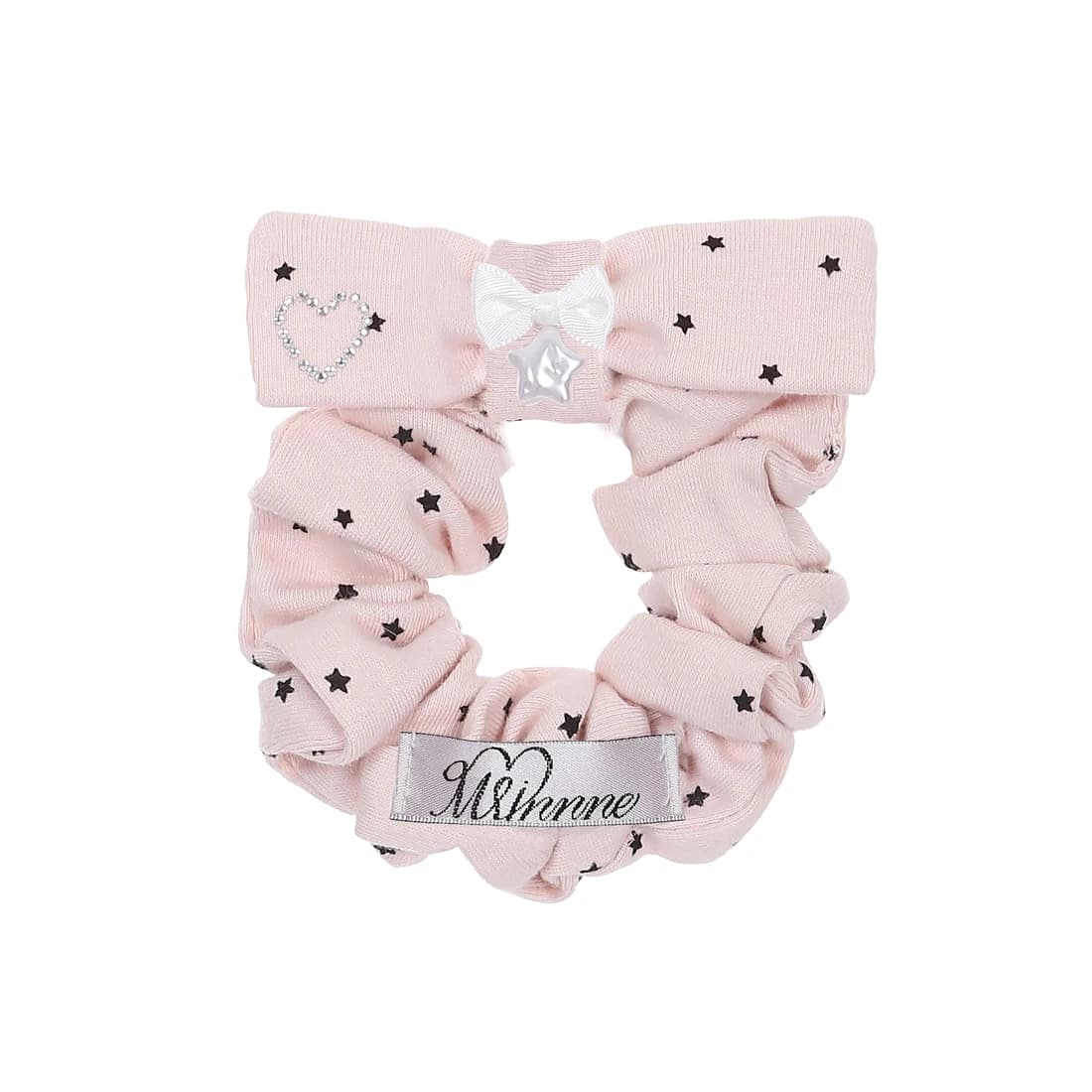 Mini star scrunchie(Sugar pink)