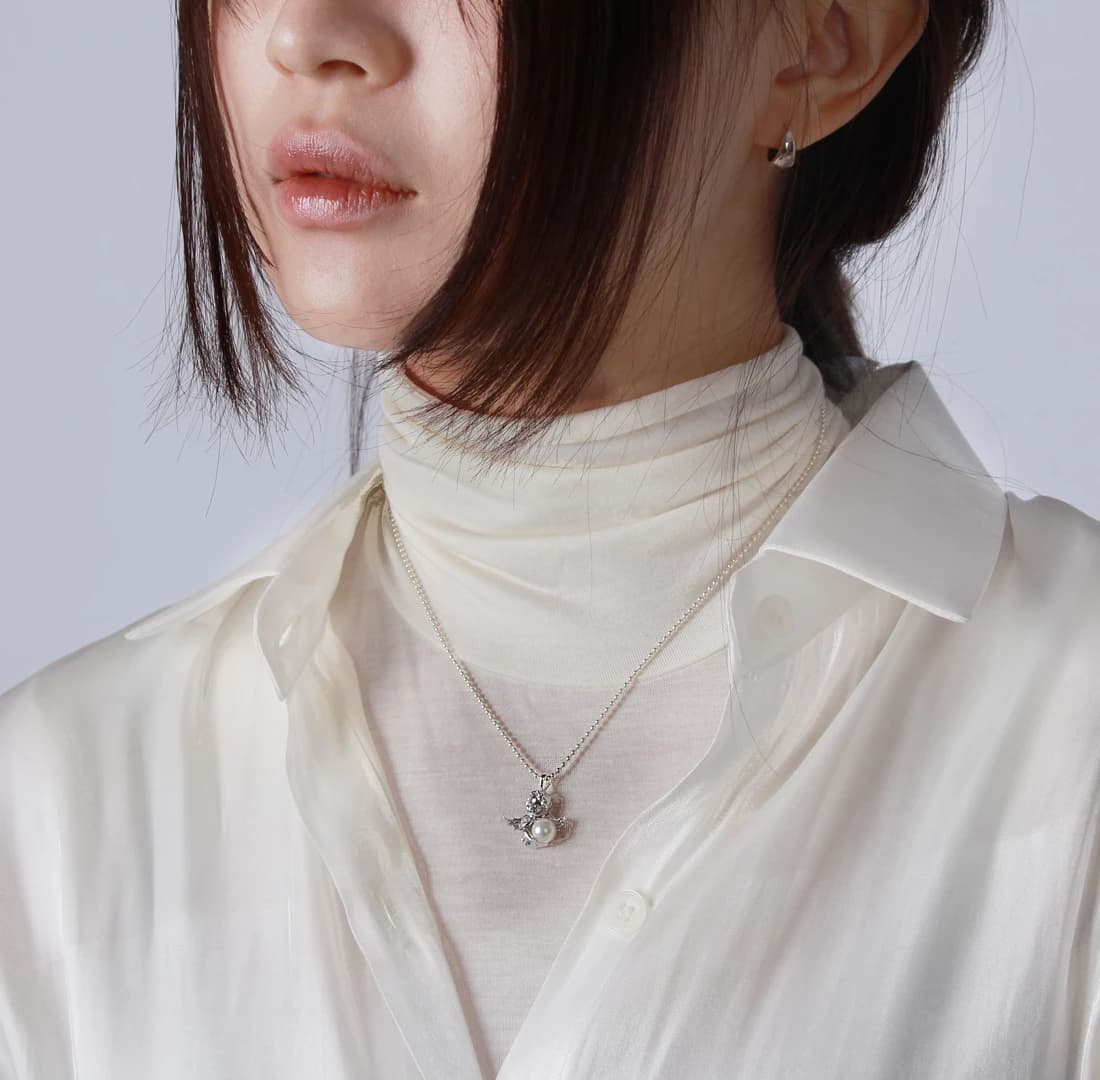 baby angel necklace