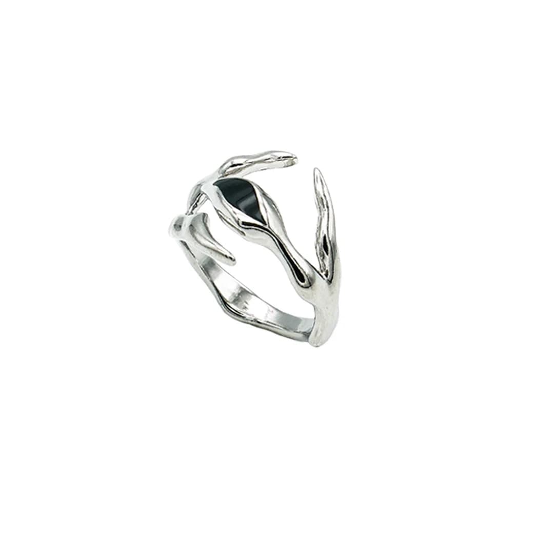 Black odd Ring (RS201)