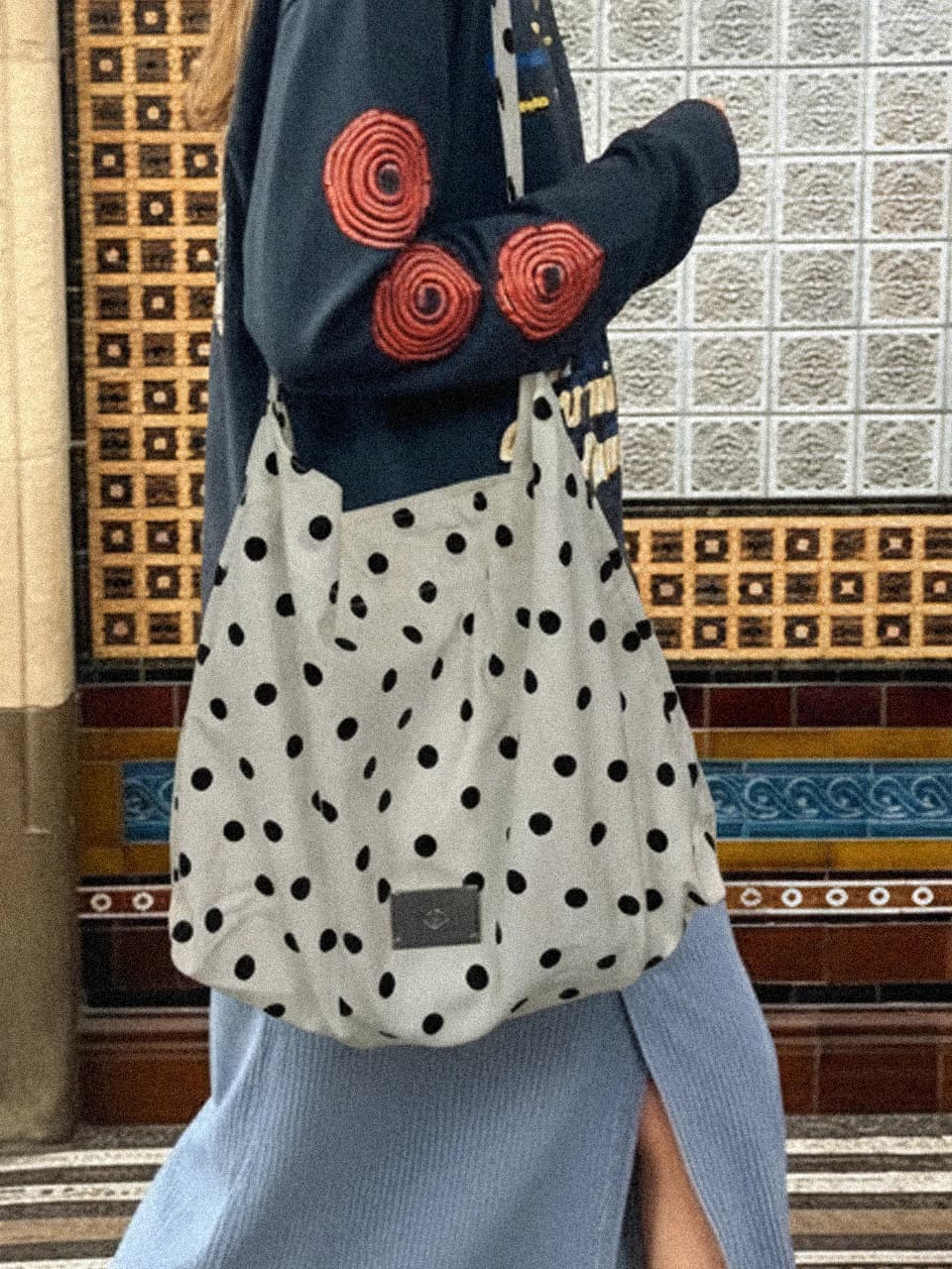 MORI DOT BAG [IVORY]