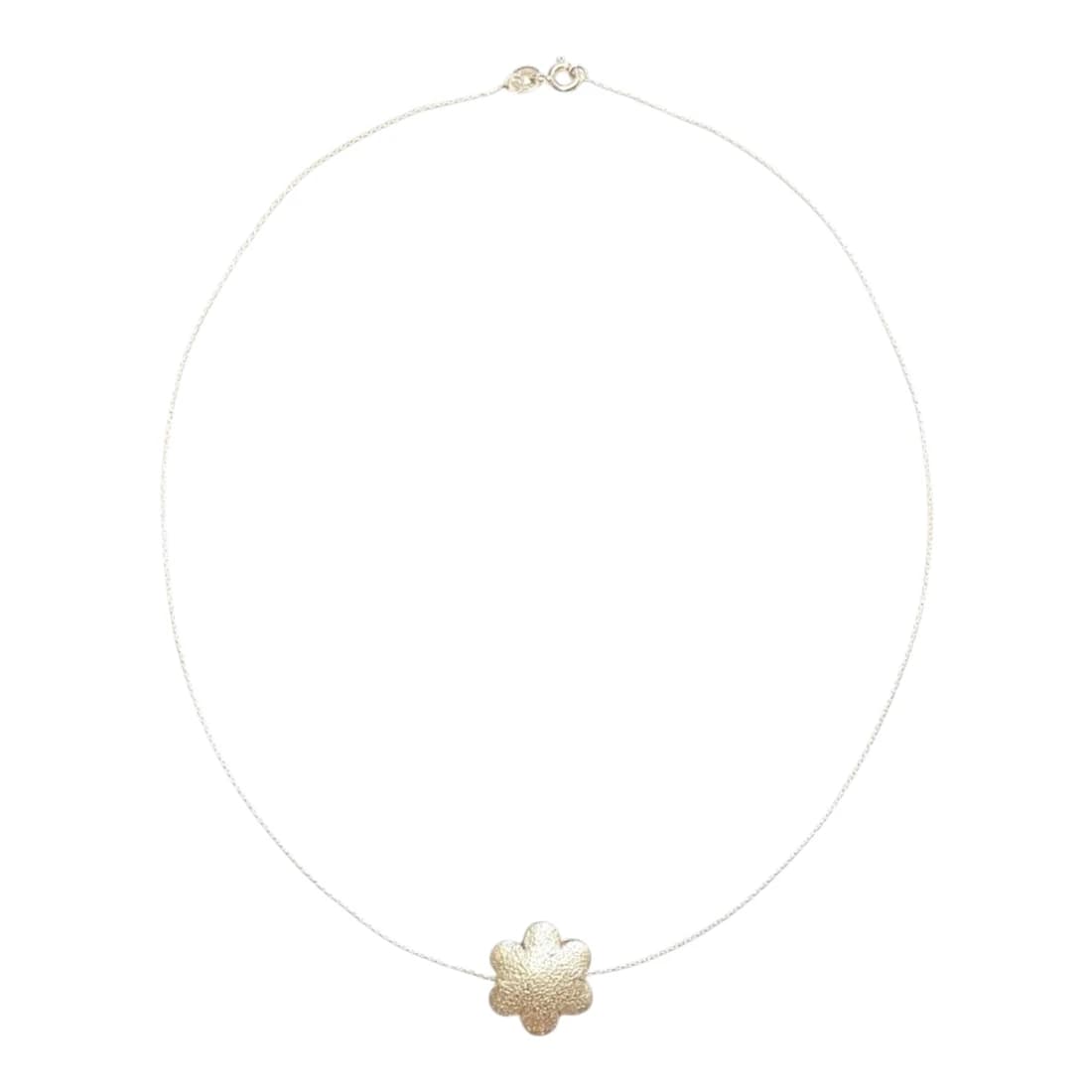 925 Silver Flower Necklace