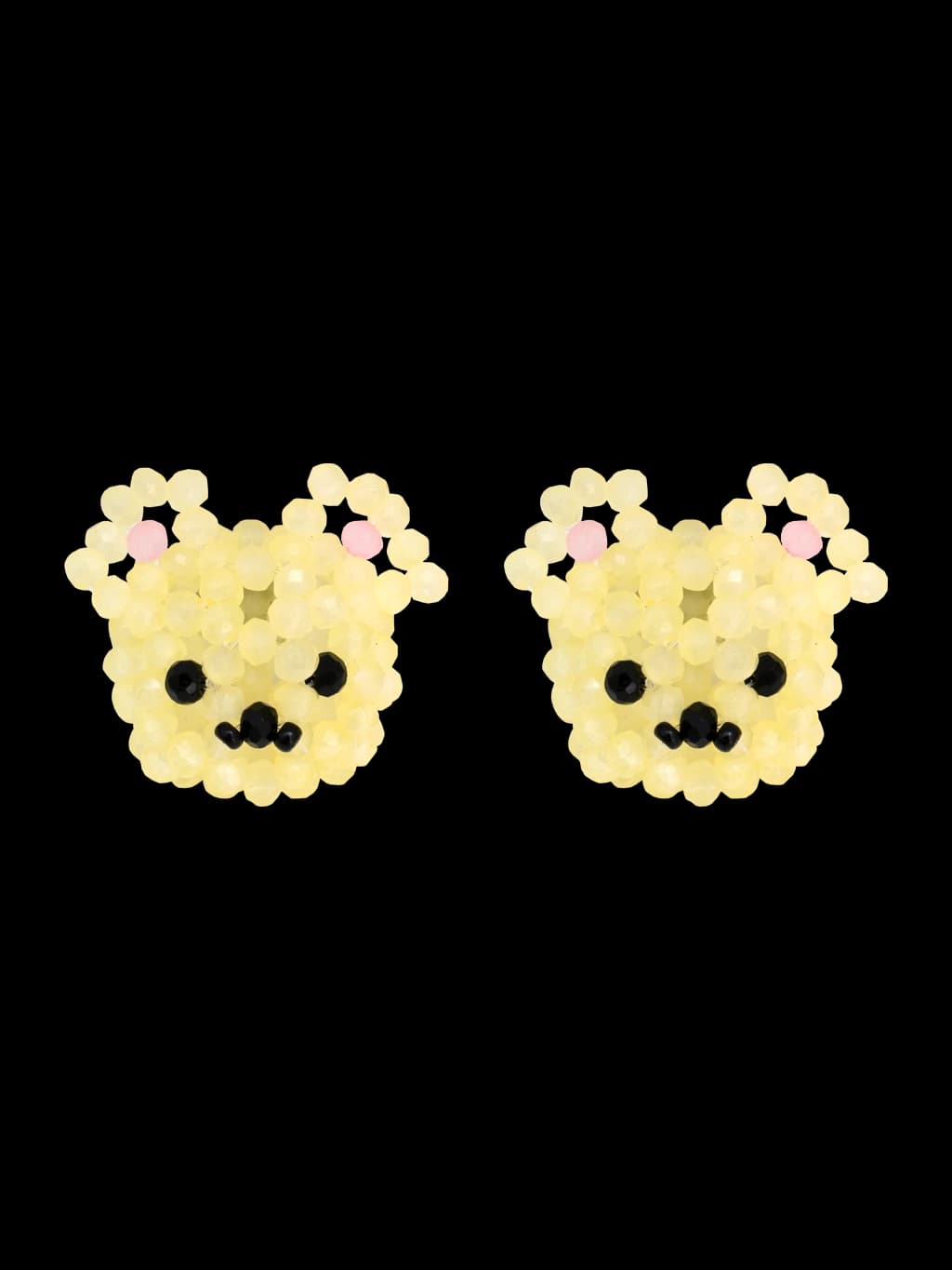 [X YOUNGART] JINI Beads Earrings (Yellow)