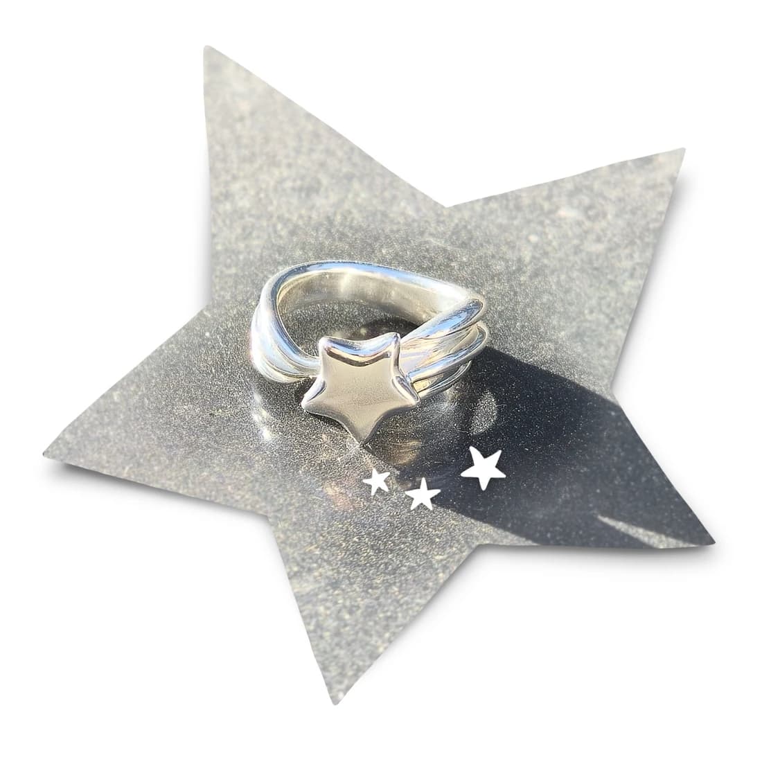 Shooting Star Knitting Ring  （ひと針の願い）
