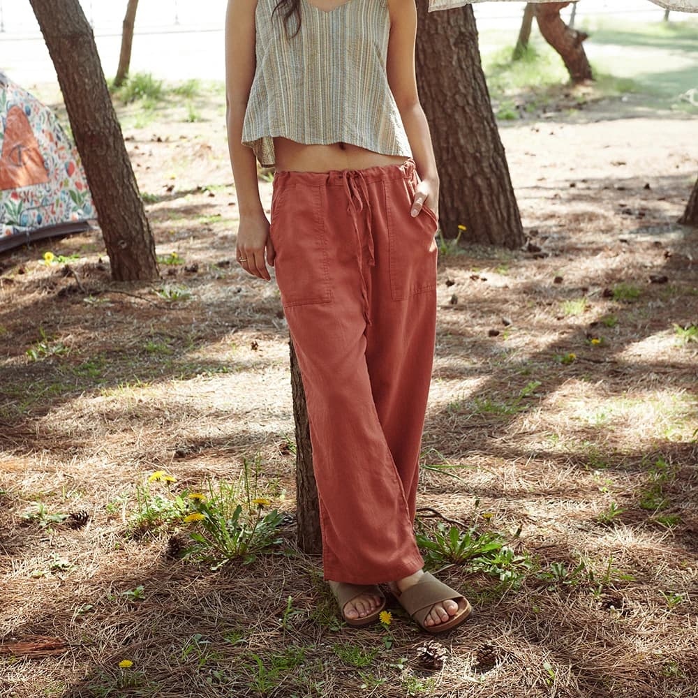 Roam Wide Pants Brick