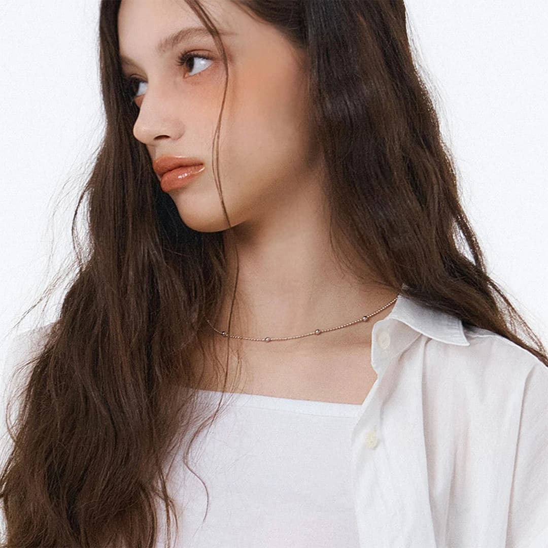 Airy ball chain Necklace