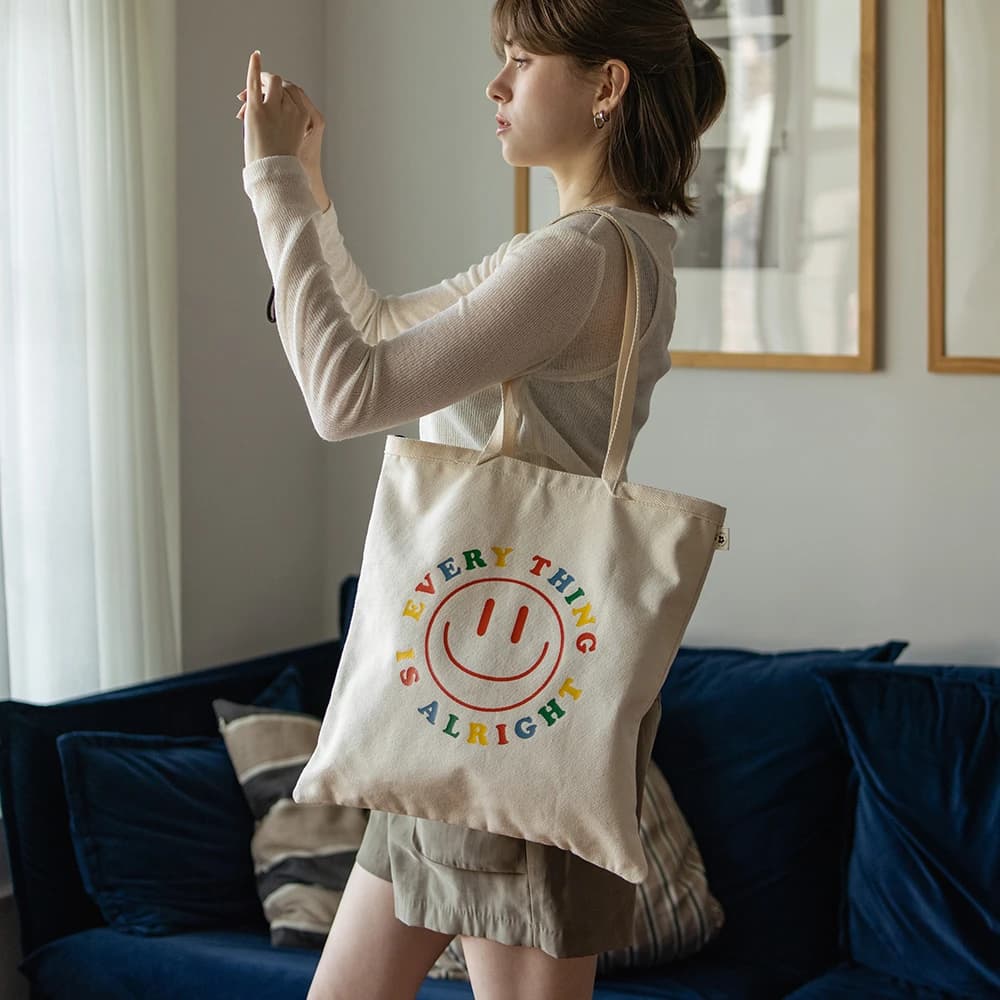 beach eco bag “ Smiley ”