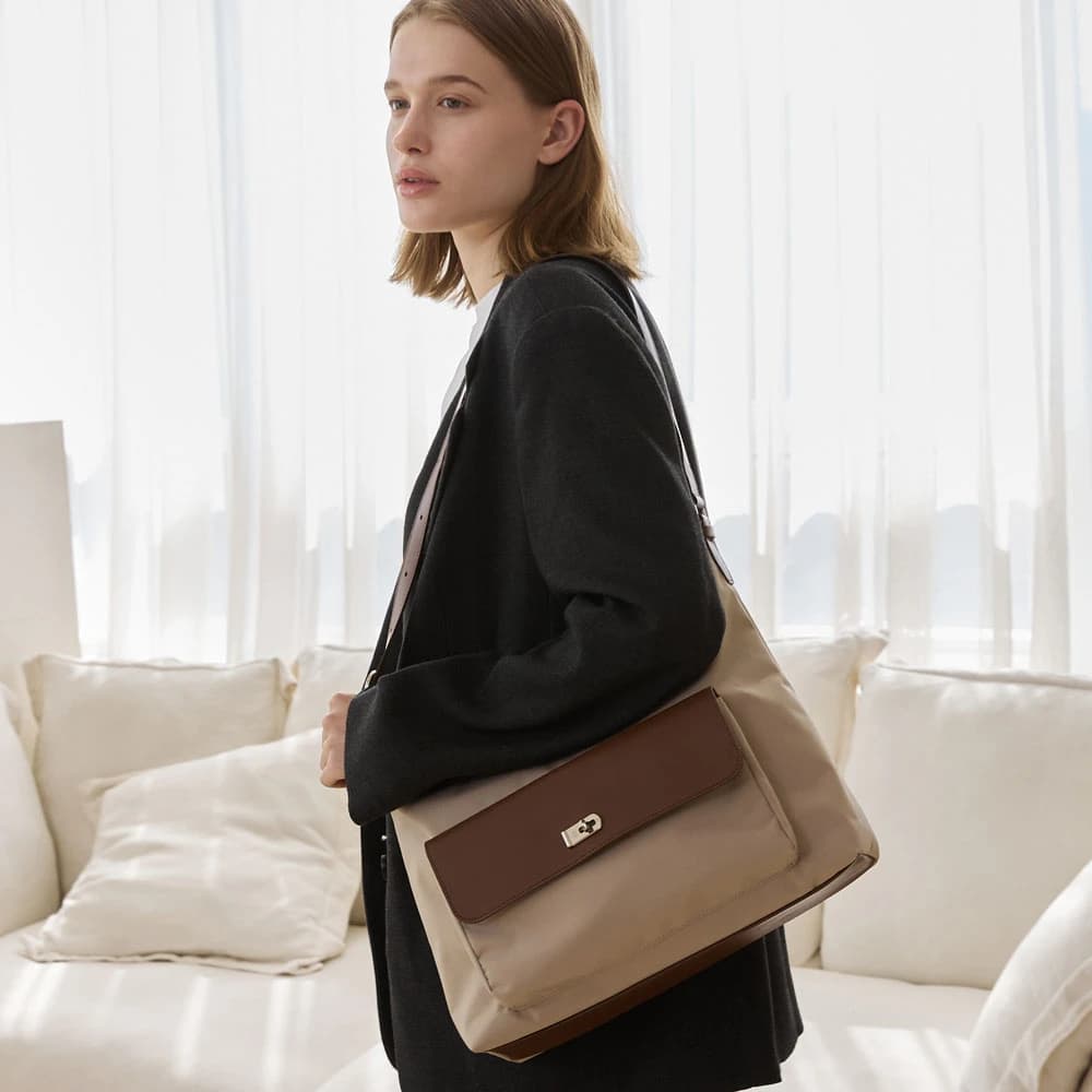 Posh Pocket Bag_Large_Beige