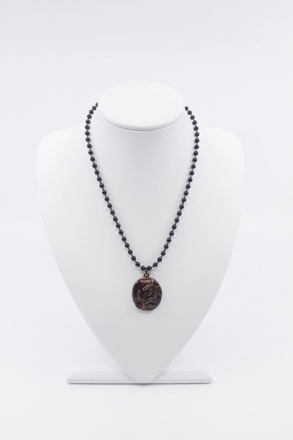 紅煙 Antique sunflower necklace