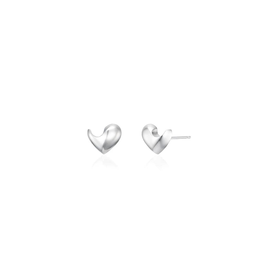 Half Heart Earrings