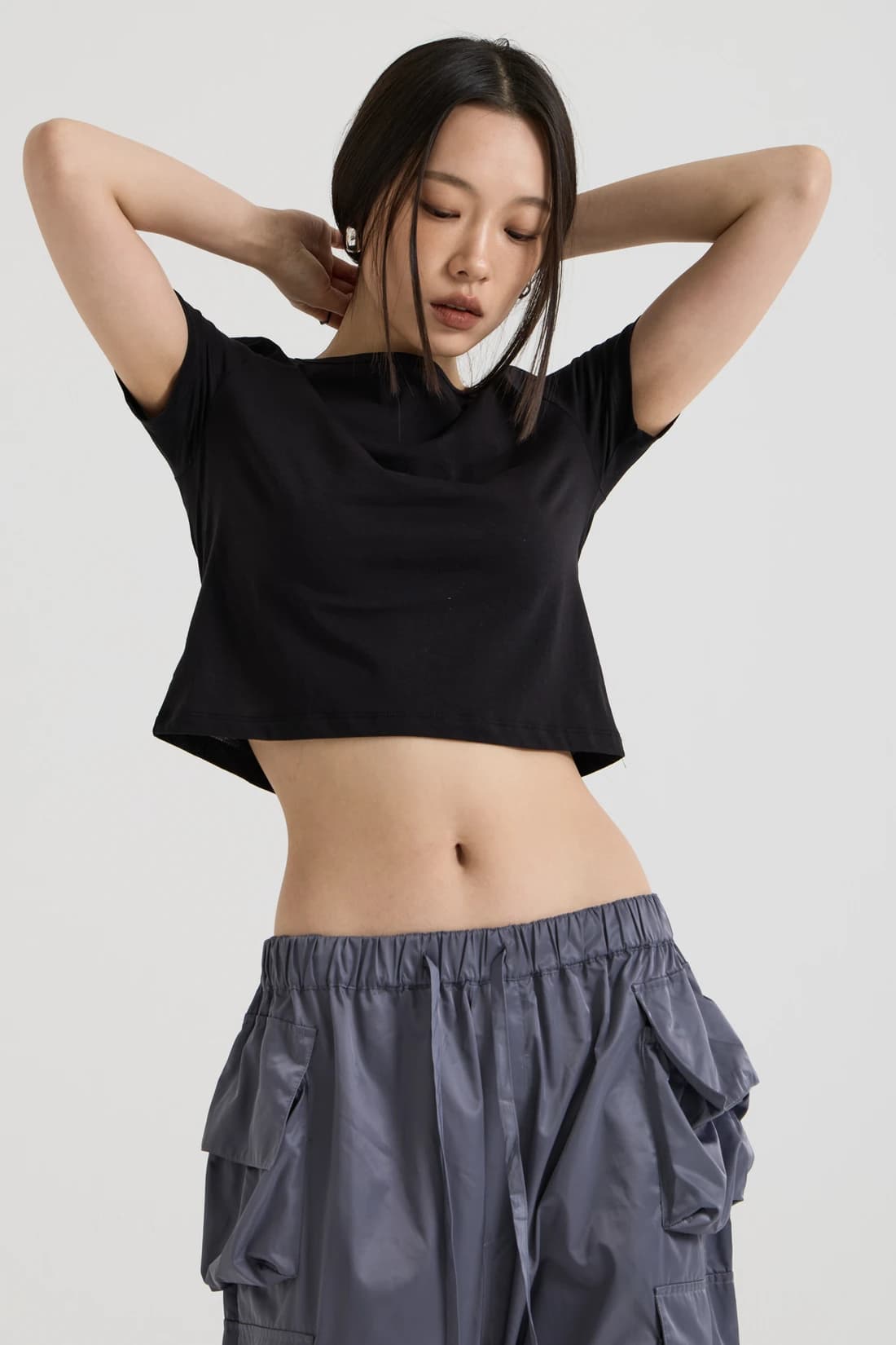 リバーシブルTシャツ - Black