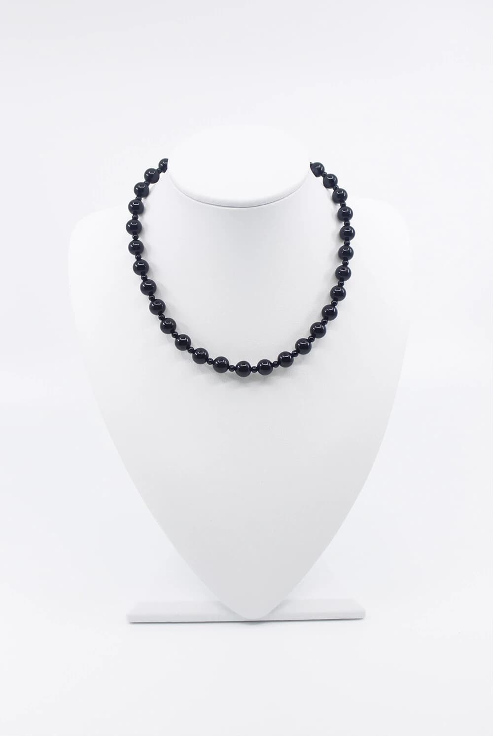 紅煙 彩雲玉 bold choker (Black/Blue)