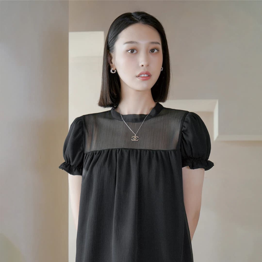 Giselle blouse(Black)