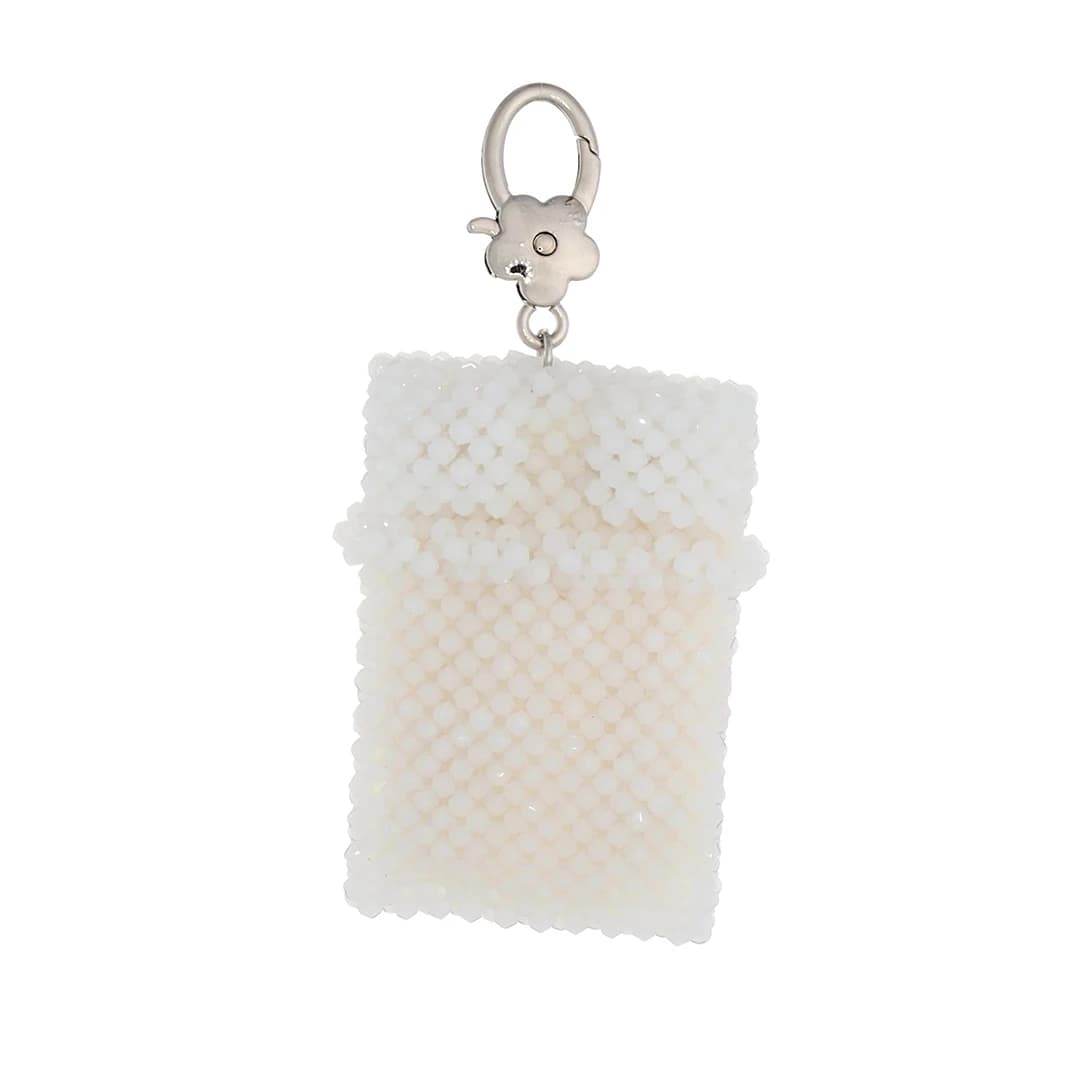 Solid Bed Key Ring (White)