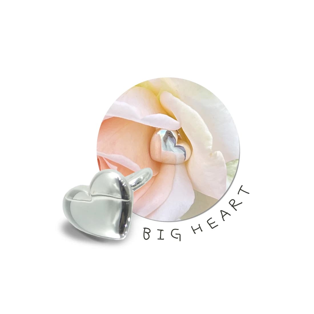 Big Hug Heart Earcuff （となりのぬくもり）