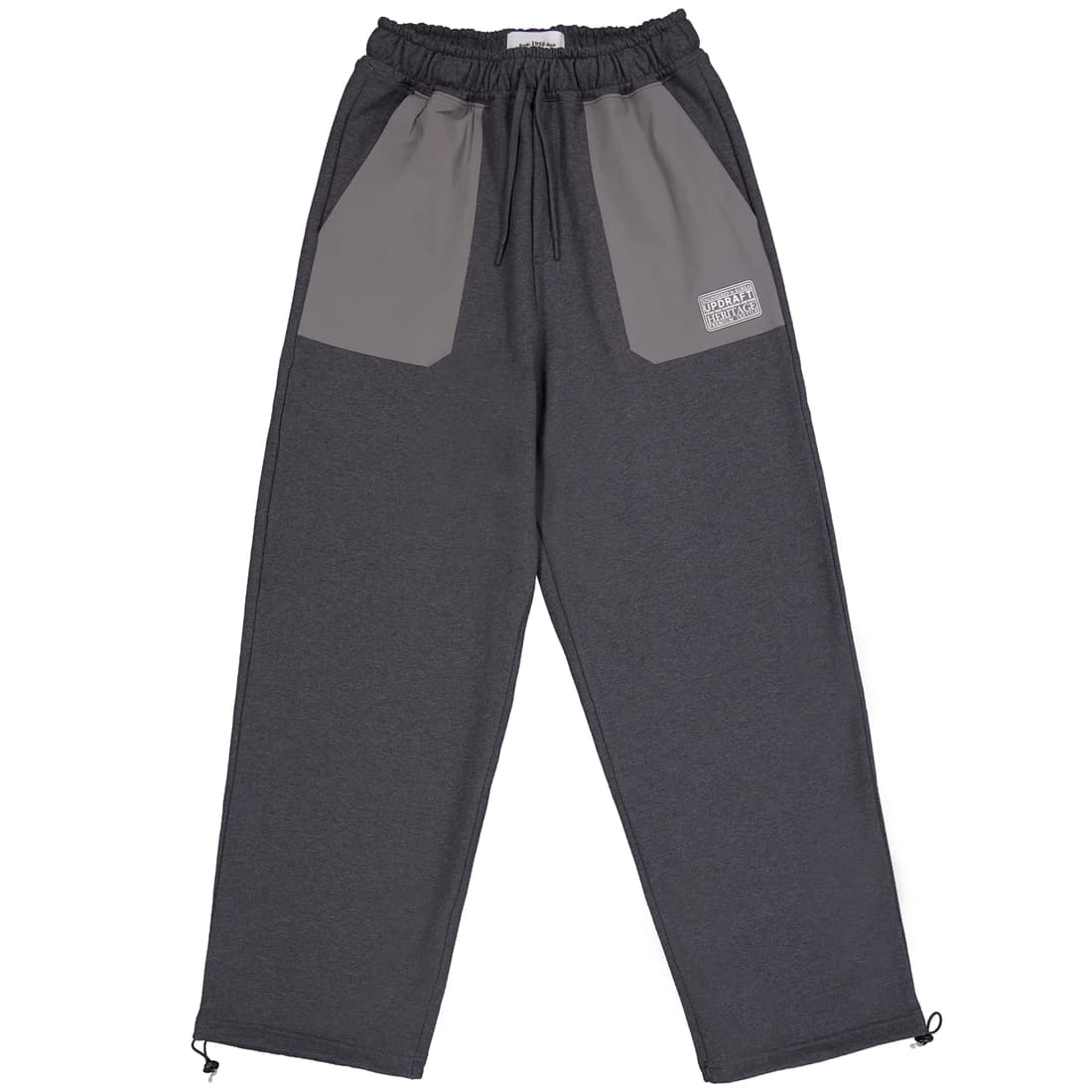 [UPDRAFT] PATCH POCKET COTTON MAN SWEAT PANTS GRAY