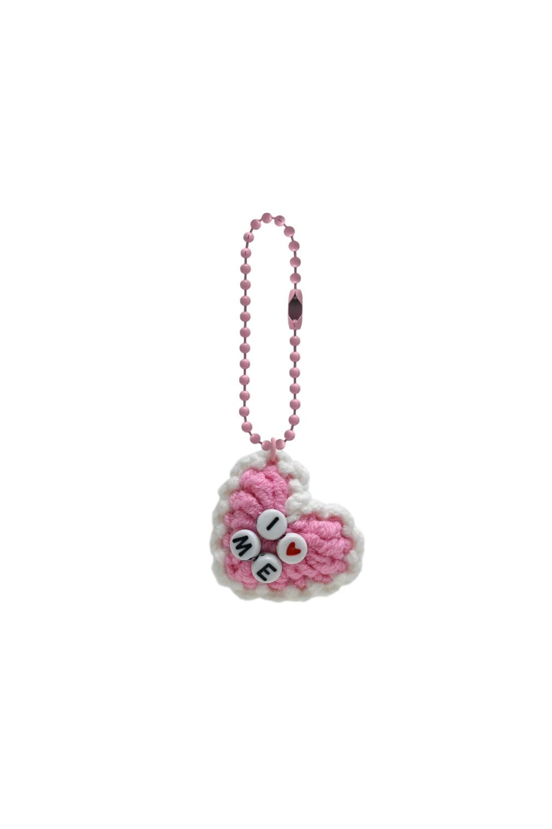 I Love Me Key Ring - Pink