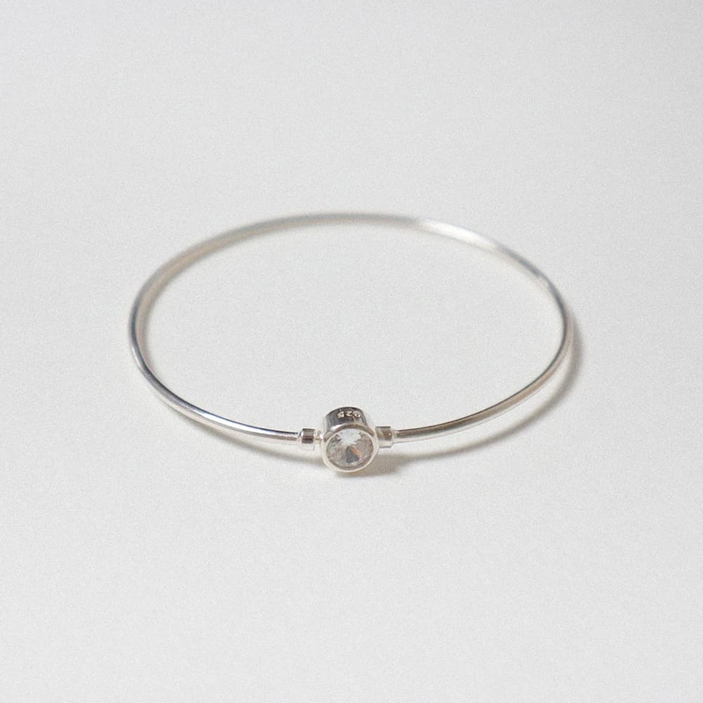 Round Cubic Bangle