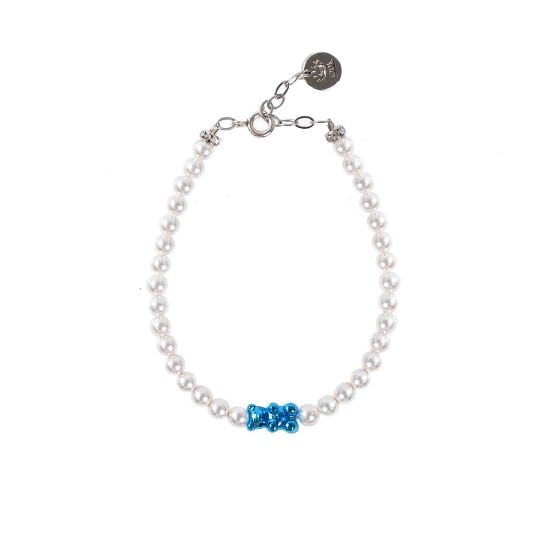 Petit Bear Pearl Bracelet_Blue