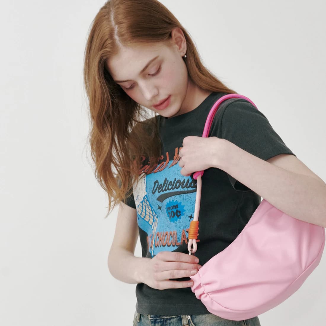 [HAST] Bunny Rope Bag - Pink