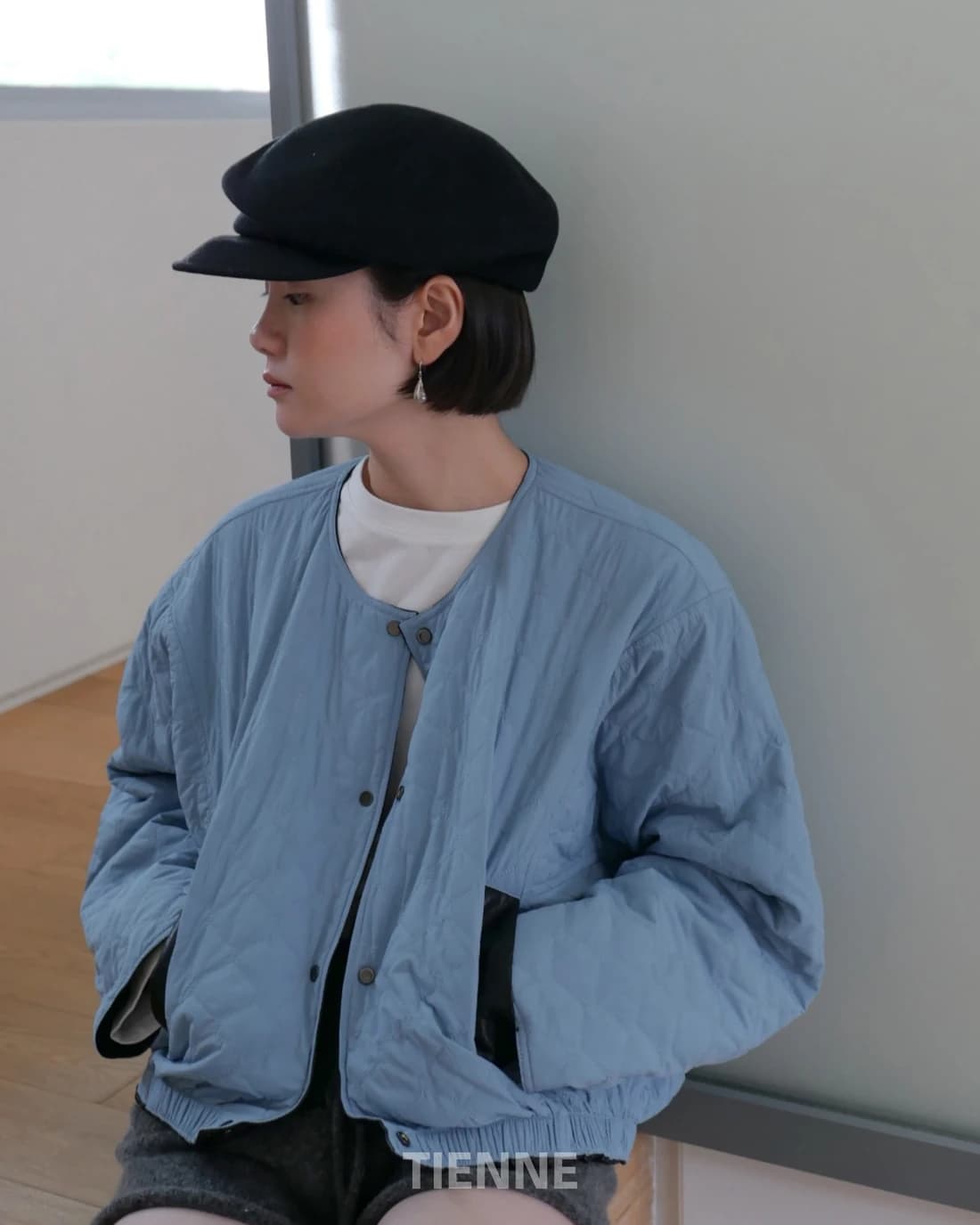 Reversible Leather Quilting Jacket