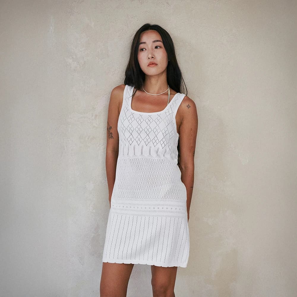 Lilo Knit Mini Onpiece Ivory