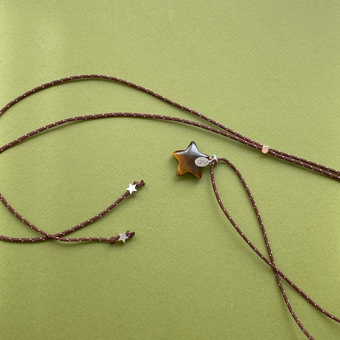 mocha jam star necklace