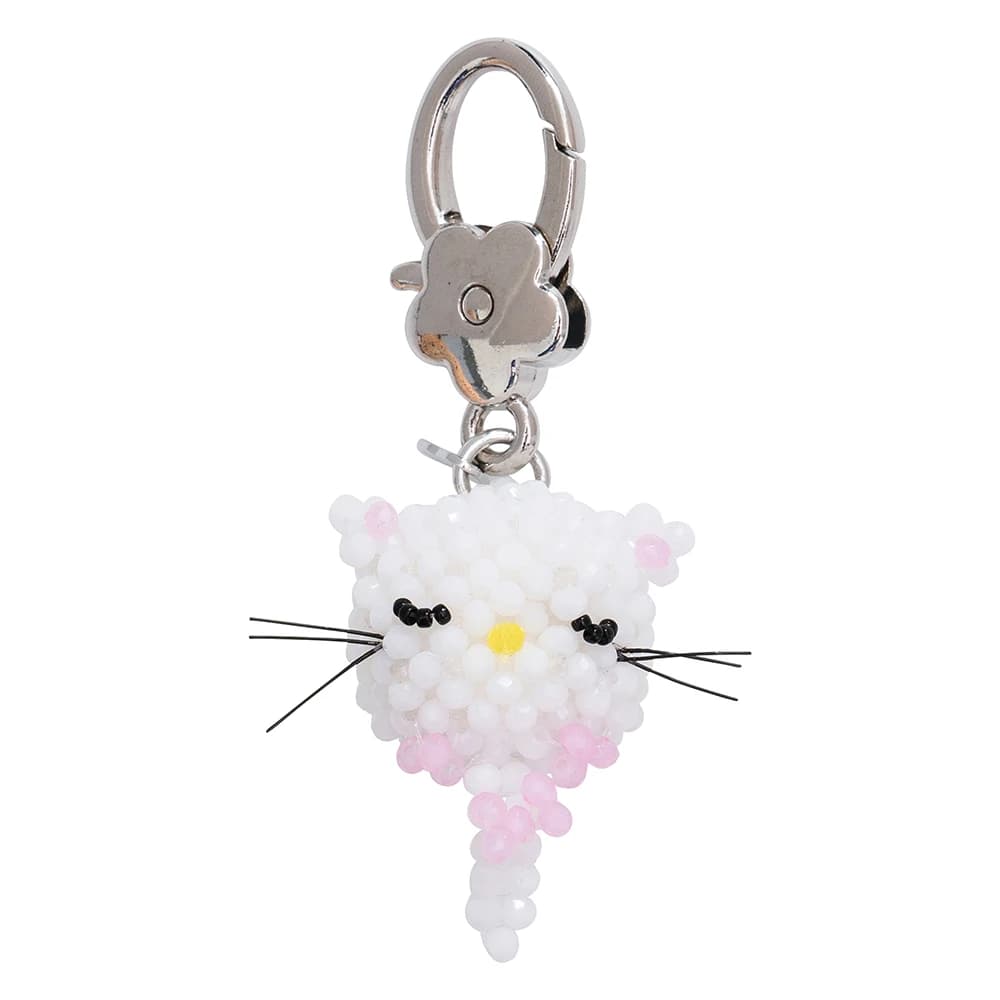[X YOUNGART] BABY CAT Beads Key Ring