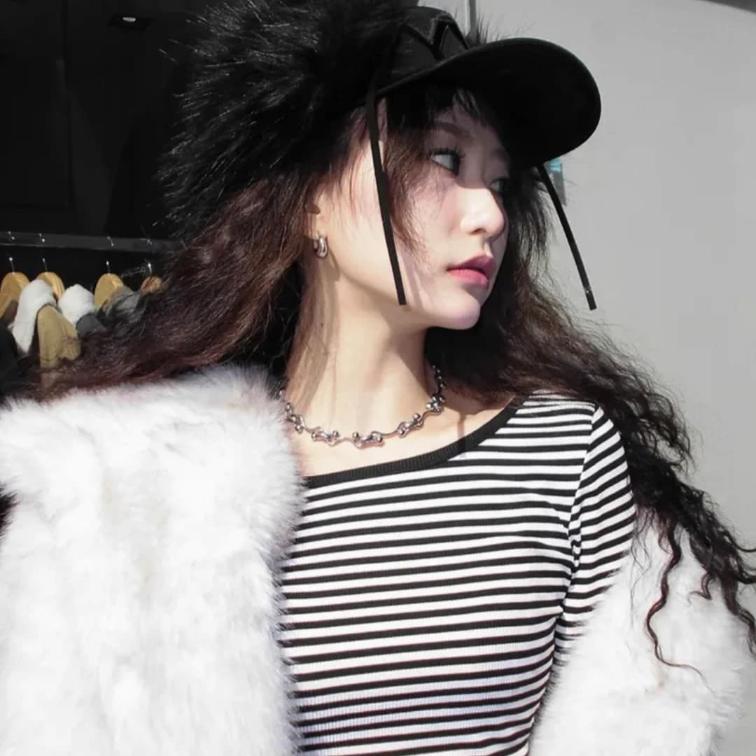 [Celeb Pick] Covy rope chain Necklace