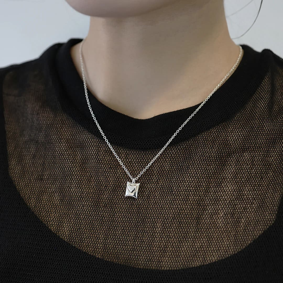 Soft heart necklace