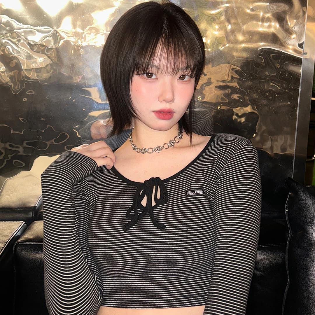 [Celeb Pick] Round rope chain Necklace