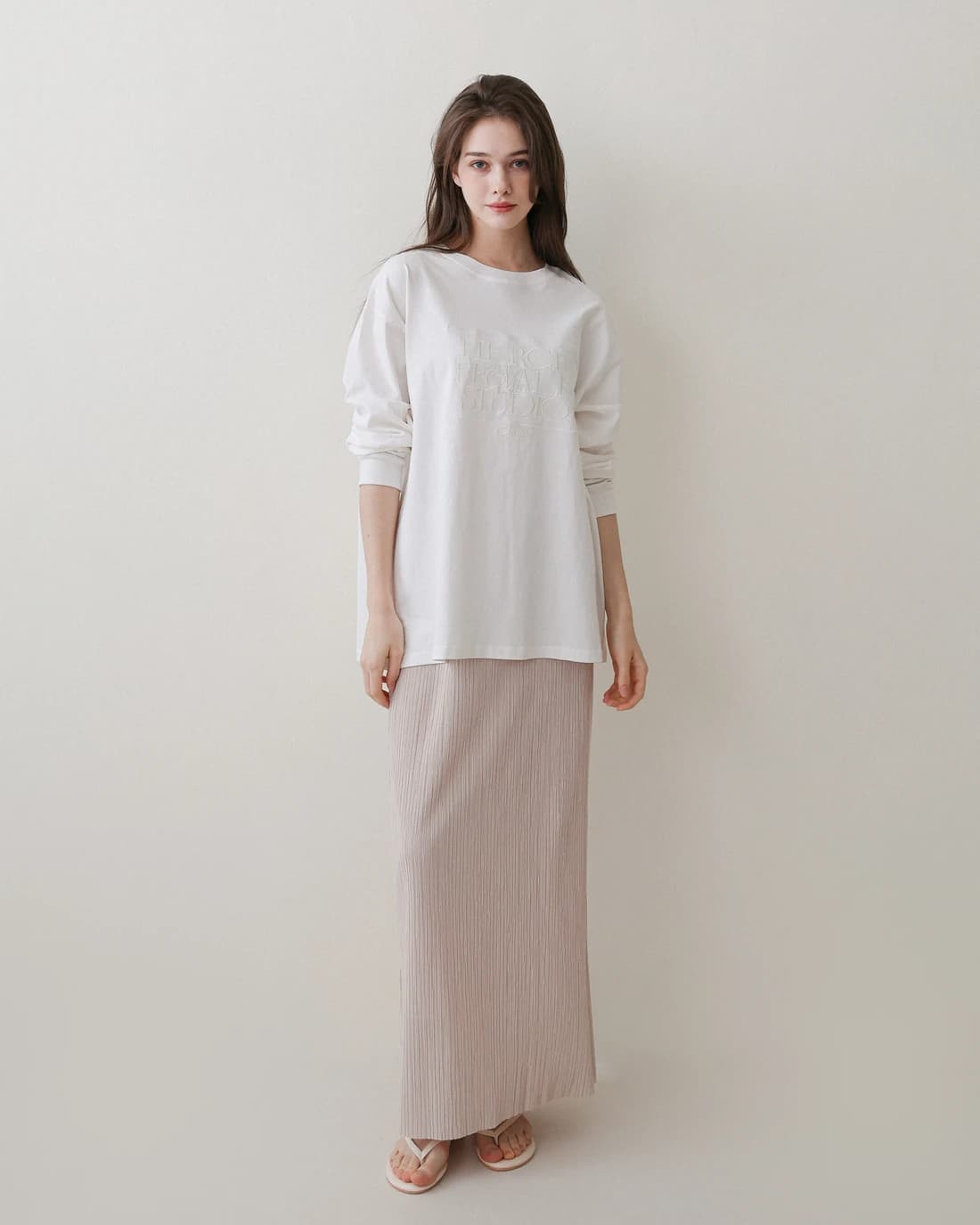 ライル プリーツスカート - Beige