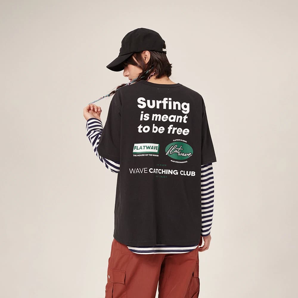 Knii Print T-Shirt Black