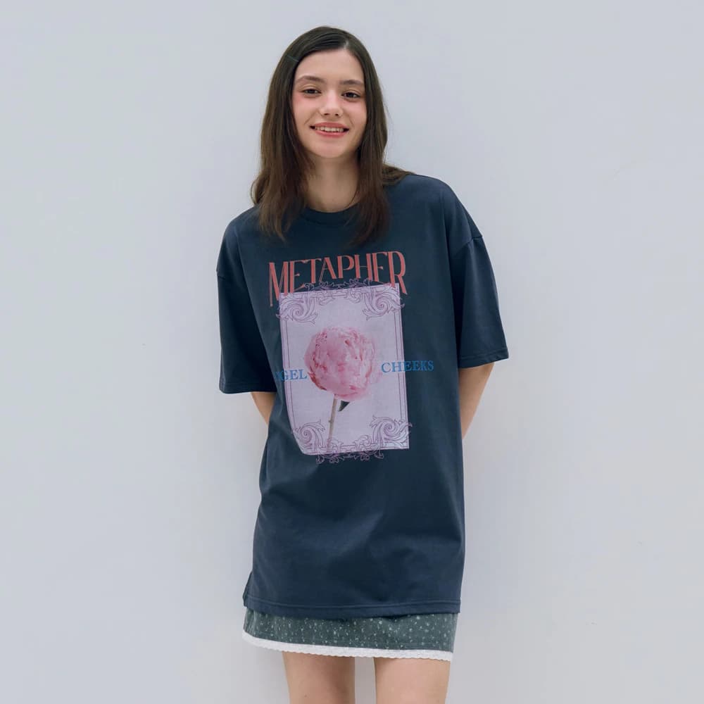 MET angel blossom DTP T-shirts Vintage charcoal